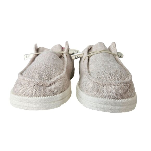 Mens Casual Slip-On Loafers Boat Shoes Size 10/44 Size Linen Blend Upper - Picture 4 of 11